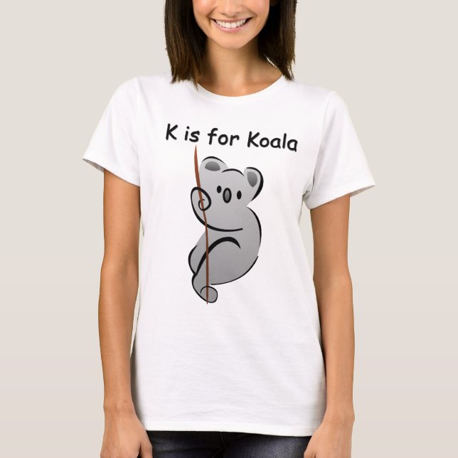 K is for Koala T-Shirt (Front)
