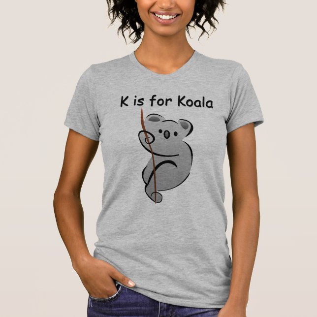K is for Koala T-Shirt (Front)