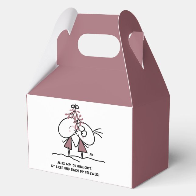 K&K Christmas  Favor Boxes (Front)