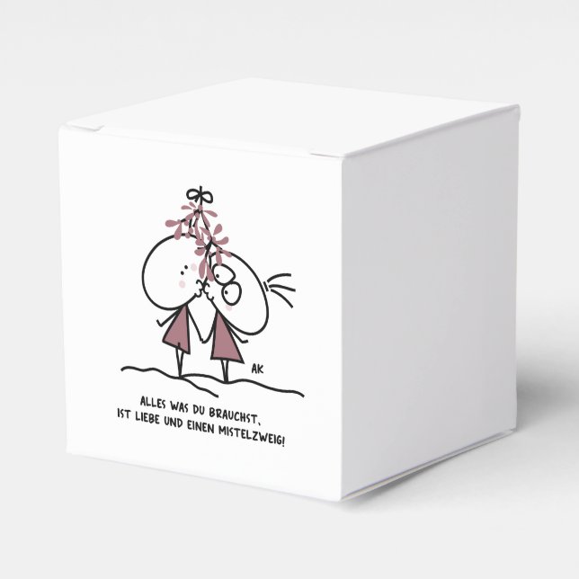 K&K Christmas  Favor Boxes (Front Side)