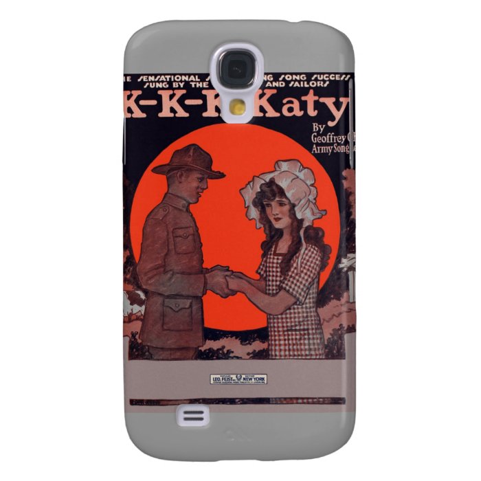 K K K Katy Vintage Sheet Music iPhone 3G 3GS Case Galaxy S4 Cover