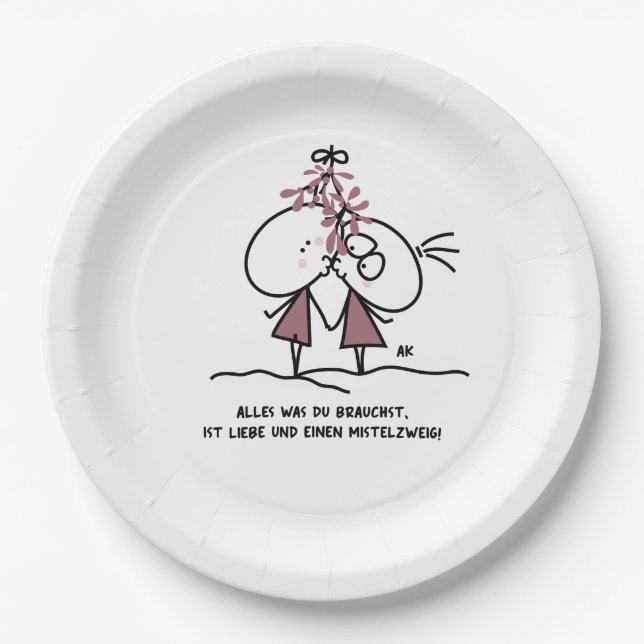 K&K Xmas Pappteller Paper Plates (Front)