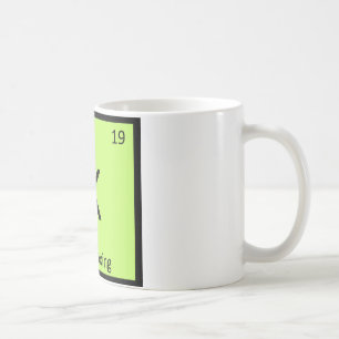 K - Kickboxing Sports Chemistry Periodic Table Coffee Mug