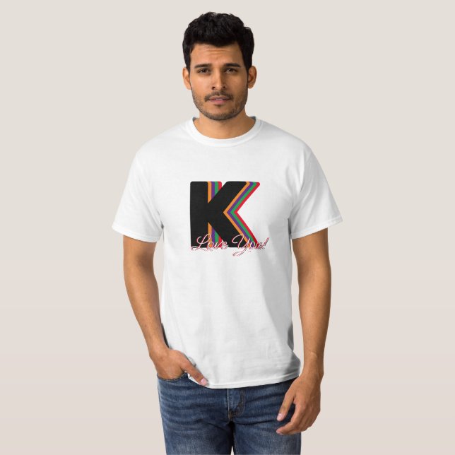 K Love you T-Shirt (Front Full)