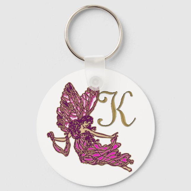 K  Monogram Keychain (Front)