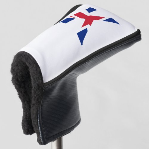 K Monogram overlaid on Union Jack Flag pccnt Golf Head Cover