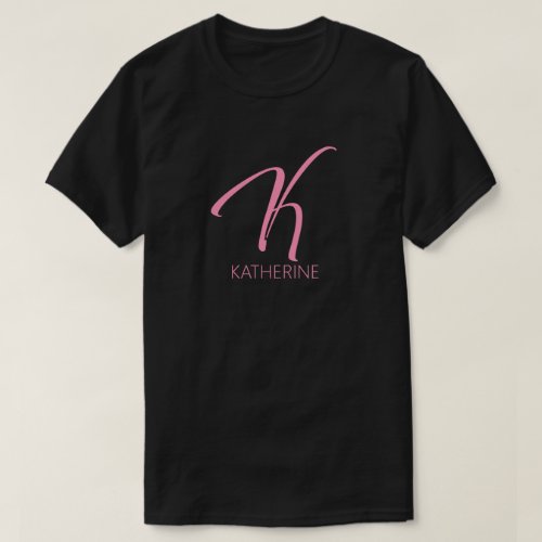 K Monogram Personalized T_Shirt
