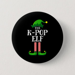 K-p Elf Matching Family Group Christmas Party Pyja Button