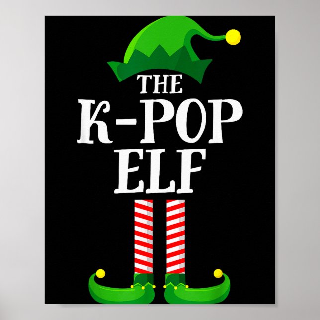 K-p Elf Matching Family Group Christmas Party Pyja Poster (Front)