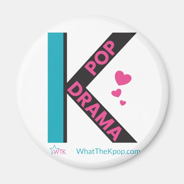 K-Pop and K-Drama Special Dual K Design Magnet (Front)