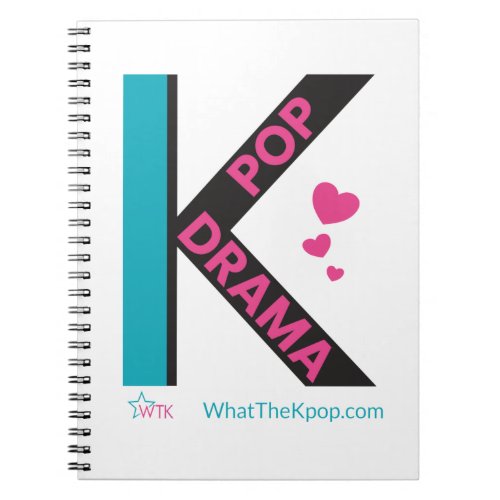 K_Pop and K_Drama Special Dual K Design Notebook