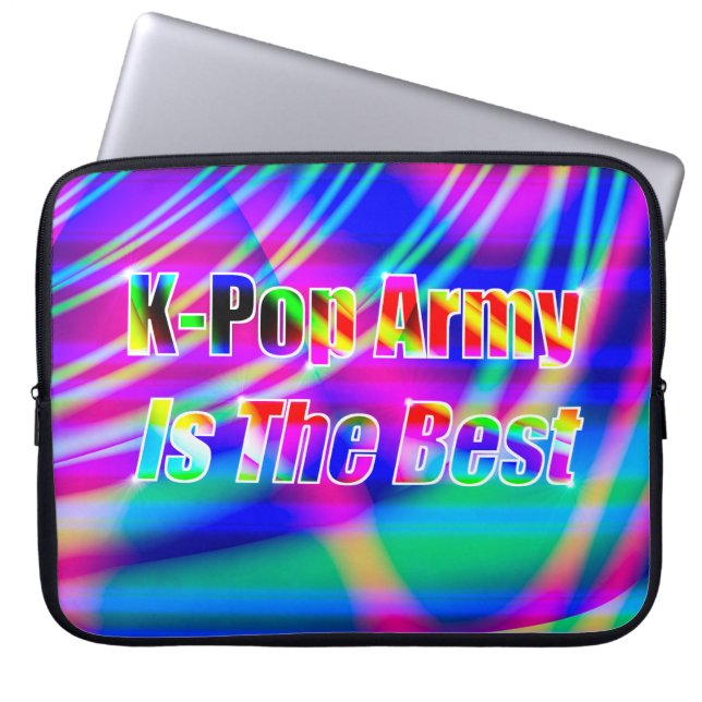 K-Pop Art Laptop Sleeve (Front)