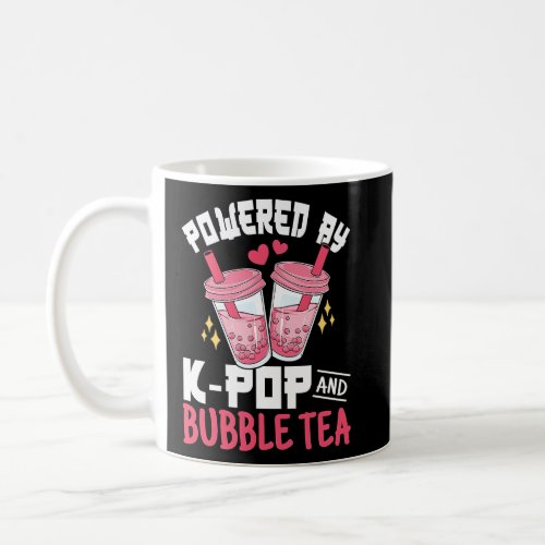 K Pop Bubble Tea Boba Korean Pink K Pop Music  Coffee Mug