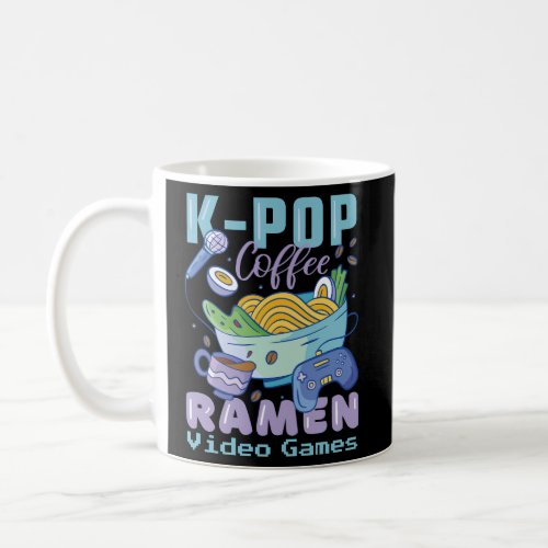 K_Pop Coffee Ramen Video Games Coffee Mug