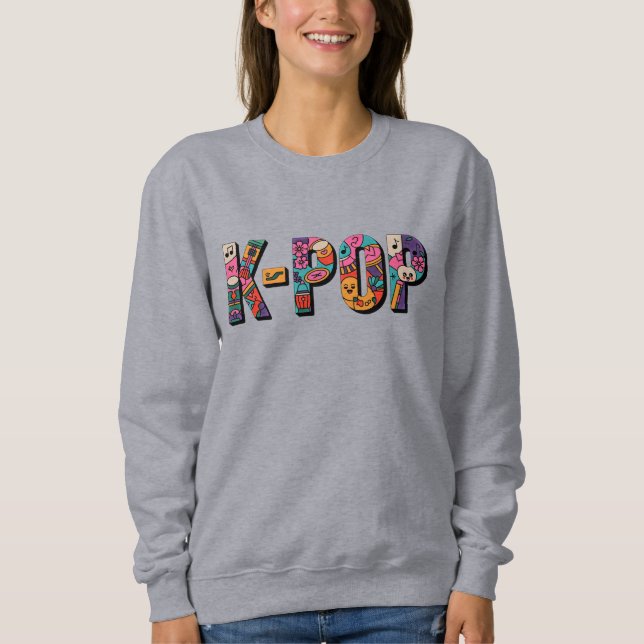 K-POP: Doodle Pop Sweatshirt (Front)
