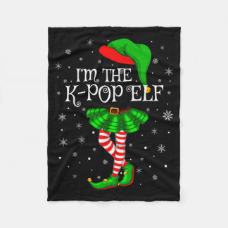 K-pop Elf Christmas Family Group Women Girls Xmas Fleece Blanket