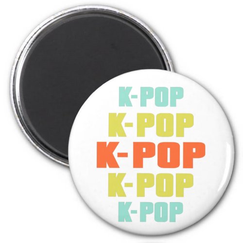 K_Pop Expanding and changing colors Magnet