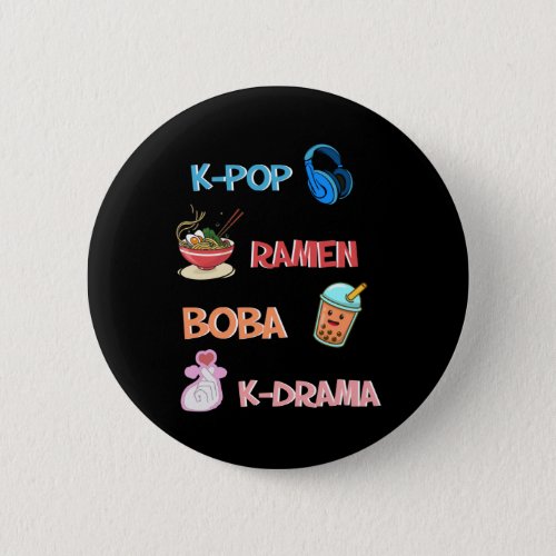 K_Pop Fashion for Fans of korean K_Drama  K_Pop Button