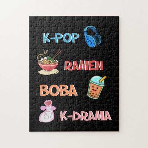 K_Pop Fashion for Fans of korean K_Drama  K_Pop Jigsaw Puzzle