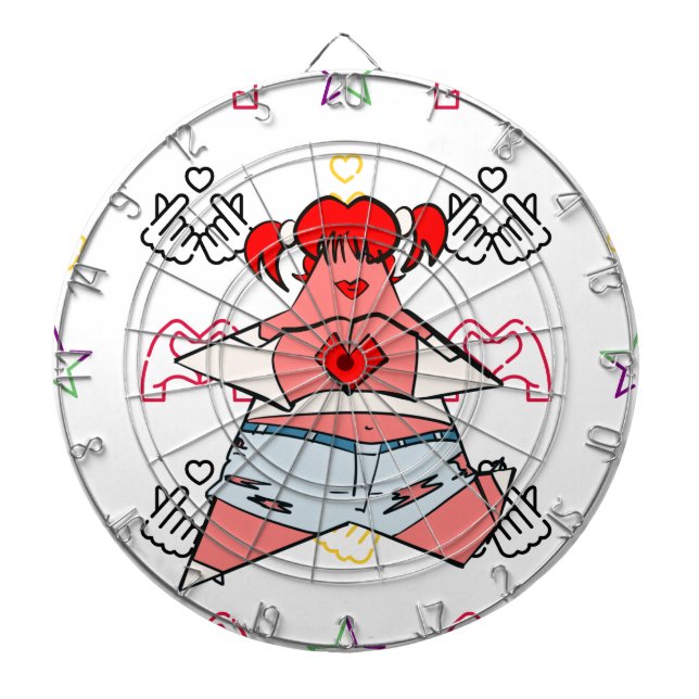  K-Pop Games & Puzzles Dart Board (Front)