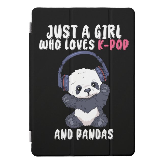 K Pop Gifts Girls Women Music Panda Korean Pop iPad Pro Cover (Front)