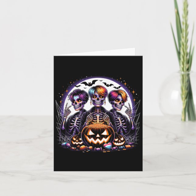 K-pop Halloween  Card (Front)