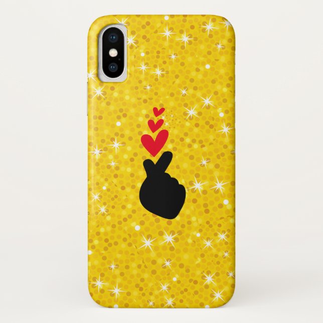 K-Pop | Idol Finger Heart ❤ Love Symbol Phone Case (Back)