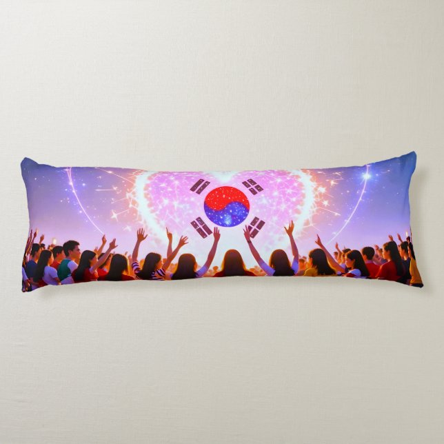 K-pop Is My Life Etched Across the Galaxy Body Pillow (Back)