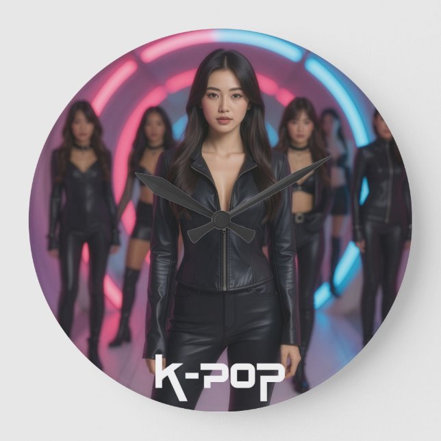 K-POP LARGE CLOCK (Front)