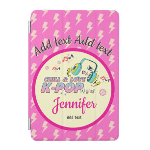 K-Pop Music Star Korean Theme Birthday Girl Gift iPad Mini Cover