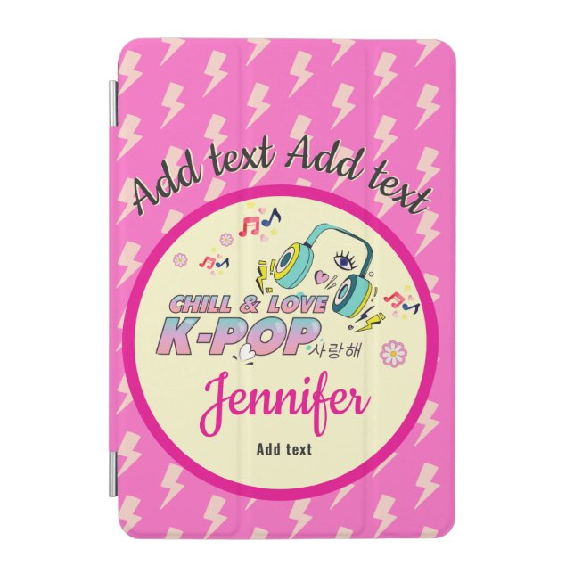 K-Pop Music Star Korean Theme Birthday Girl Gift iPad Mini Cover (Front)