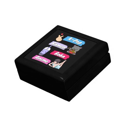 K_Pop Ramen Boba and Anime Pop Culture Fan  Gift Box