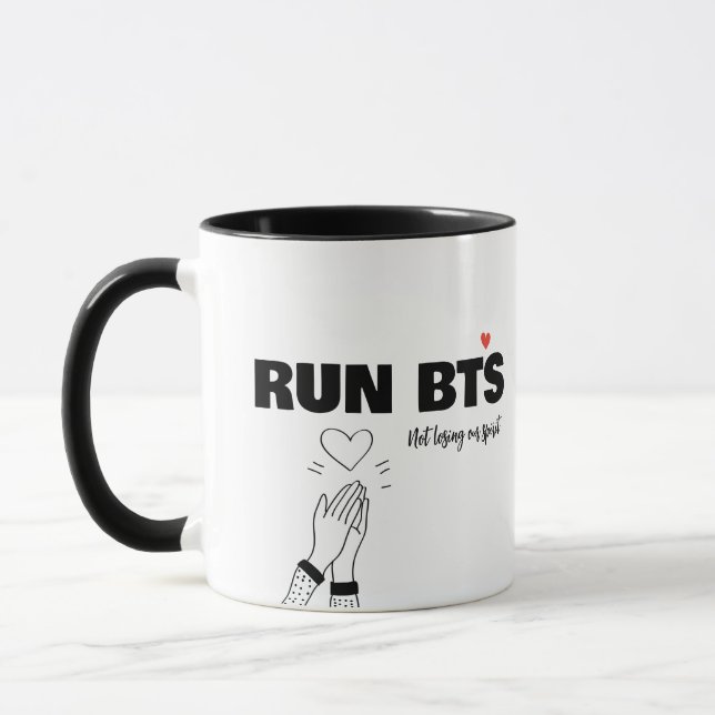 K-pop Run BTS Coffee Mug (Left)