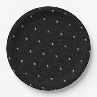 K-pop Spooky Hallyu Night Kawaii Halloween spider Paper Plates