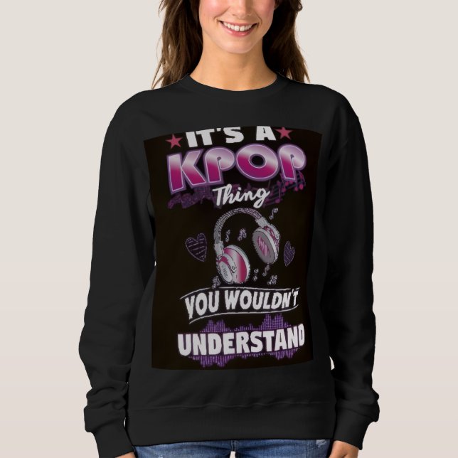 K-Pop Women's  Sweatshirt (Front)