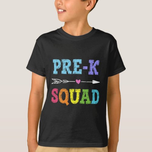 K Squad Back To School Gift Preschool Teacher  T_Shirt