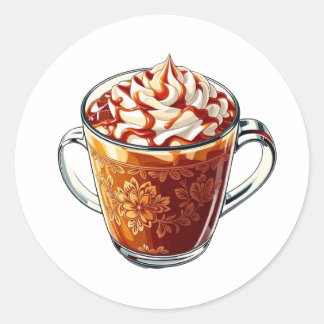 K-Style Bullet Journaling Series11 - Food Stickes Classic Round Sticker