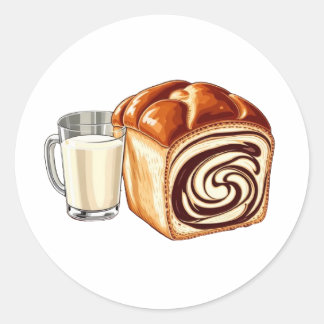 K-Style Bullet Journaling Series17 - Food Stickes Classic Round Sticker