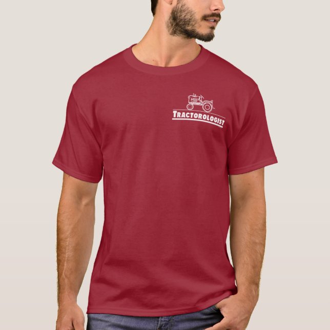 K Tractor Ologist RED T-Shirt (Front)