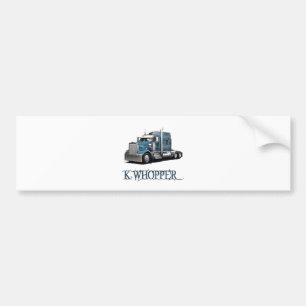 K Whopper Bumper Sticker