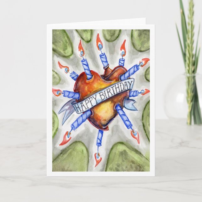 Ka-Boom Heart Card (Front)