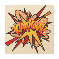 KA-POW Fun Retro Comic Book Pop Art