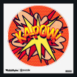 KA-POW Fun Retro Comic Book Pop Art Wall Decal<br><div class="desc">A fun,  cool and trendy retro comic book pop art-inspired design that puts the wham,  zap,  pow into your day. The perfect gift for superheroes,  your friends,  family or as a treat to yourself. Designed by ComicBookPop© at www.zazzle.com/comicbookpop*</div>