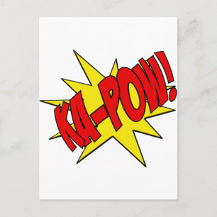 ka-pow postcard