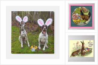 KA, SS Easter KeyChains, Magnets & Paper Products