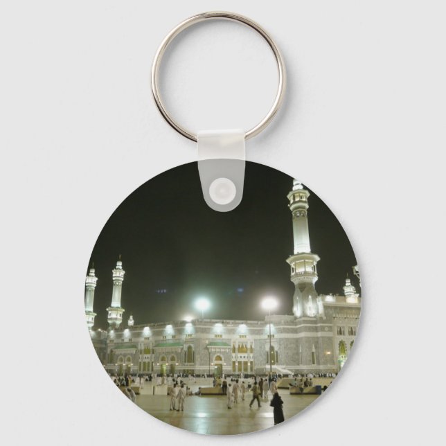 Kaaba Kaba Mekka Mecca Islam Allah Moslem Muslim Keychain (Front)