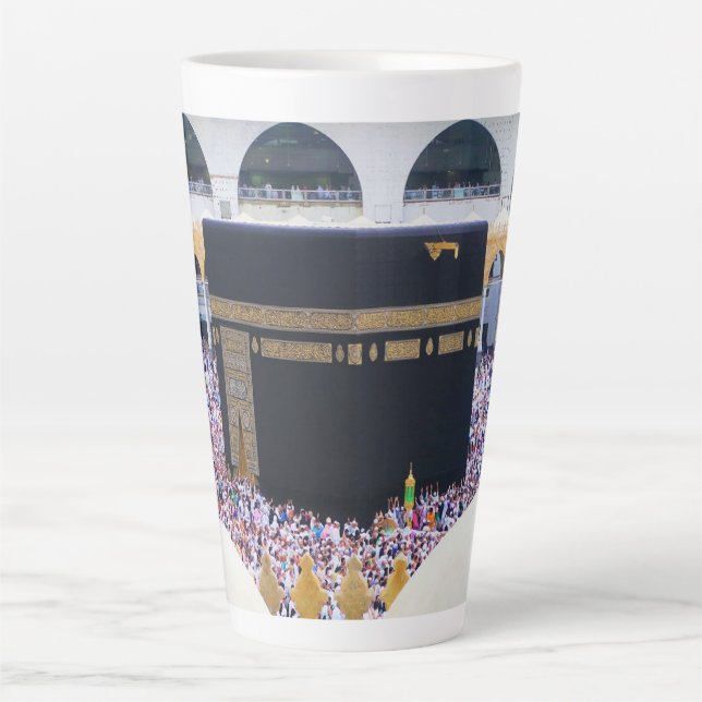 Kaaba Mecca Arafa Pilgrimage Hajj Saudi Arabia Latte Mug (Front)