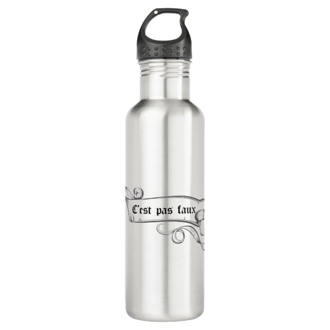 Kaamelott is not wrong stainless steel water bottle (Front)