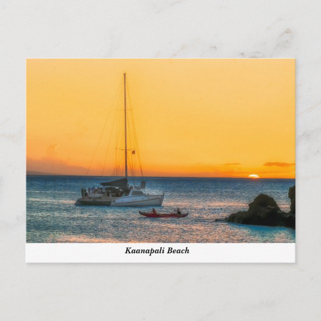 Kaanapali Beach Postcard (Front)