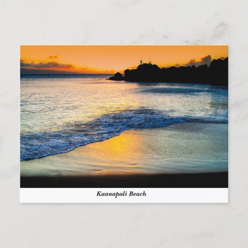 Kaanapali Beach Postcard